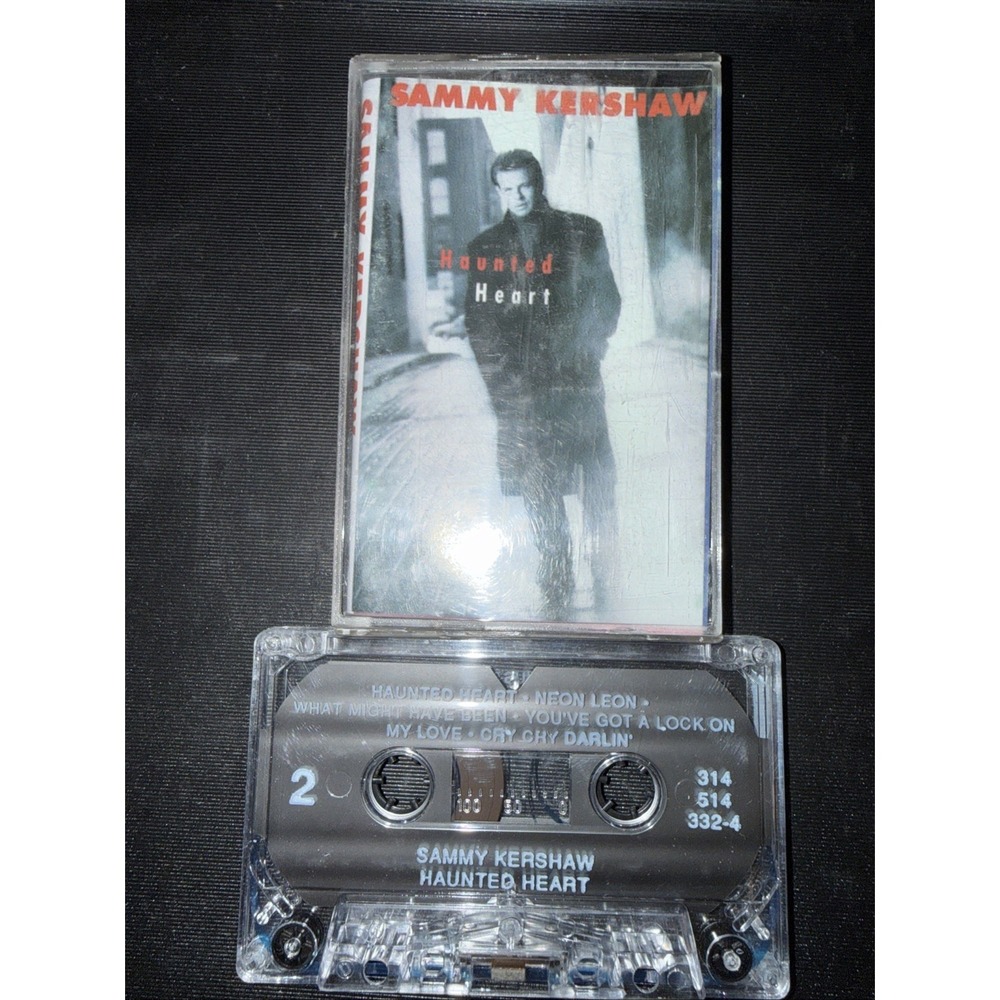 Vintage Sammy Kershaw Haunted Heart Cassette Tape Mercury‎ 1993